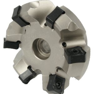 Planfräser mit negativer Wendeschneidplatte