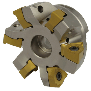 Eckfräser mit negativer Wendeschneidplatte