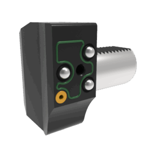 Axial VDI Monoblock cartridge holder